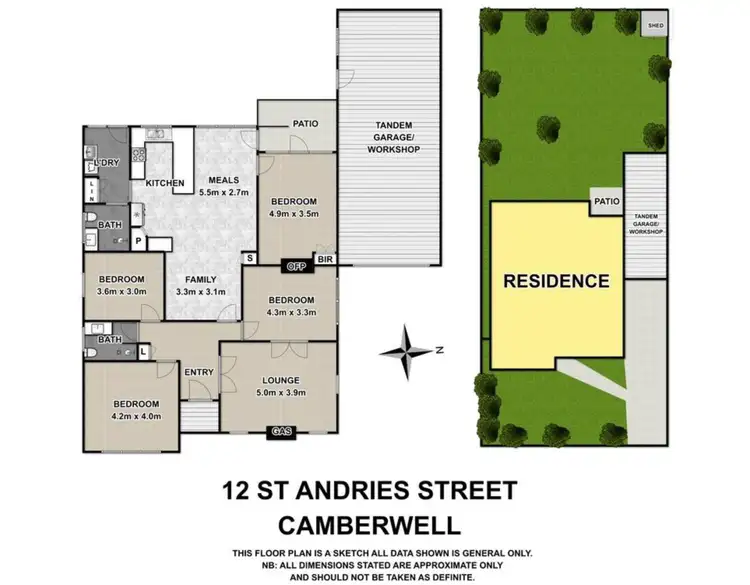 Floorplan of Homely house listing, 12 St Andries Street, Camberwell VIC 3124
