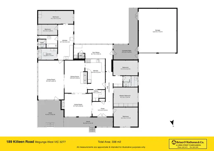 Floorplan of Homely rural property listing, 189 Killeens Road, Mepunga West VIC 3277