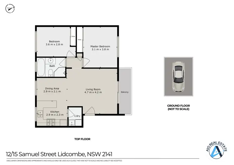 Floorplan of Homely apartment listing, 12/15 Samuel Street, Lidcombe NSW 2141