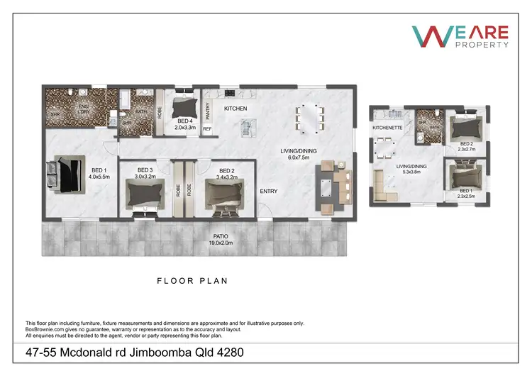 Floorplan of Homely house listing, 47 Mcdonald Road, Jimboomba QLD 4280