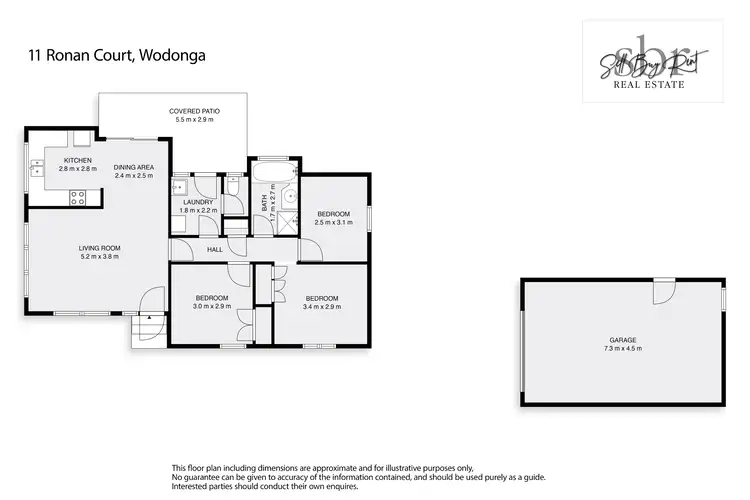 Floorplan of Homely house listing, 11 RONAN COURT, Wodonga VIC 3690