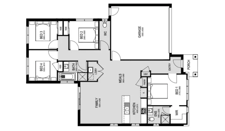 Floorplan of Homely house listing, Address available on request