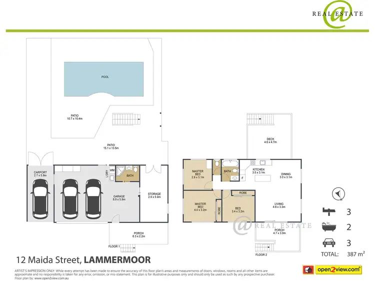 Floorplan of Homely house listing, 12 Maida Street, Lammermoor QLD 4703