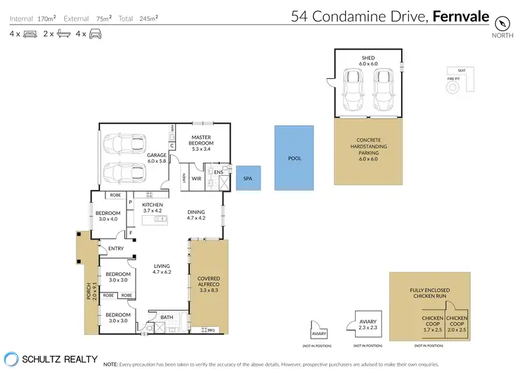 Floorplan of Homely house listing, 54 Condamine Drive, Fernvale QLD 4306