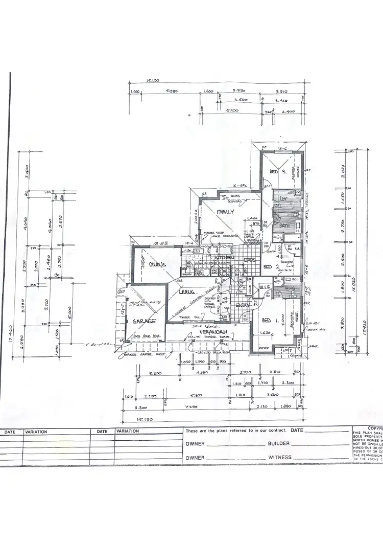 Floorplan of Homely house listing, 3 Townson Place, Leeming WA 6149