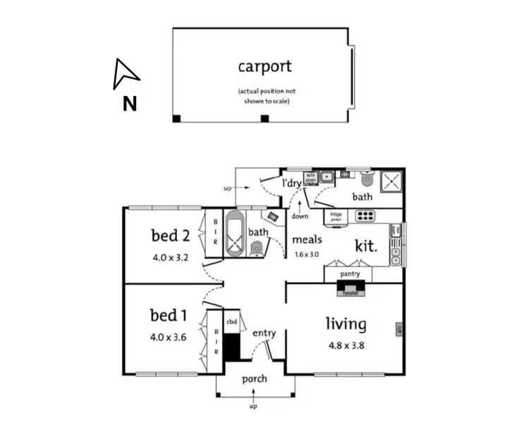 Floorplan of Homely house listing, 1/79 Esdale Street, Nunawading VIC 3131