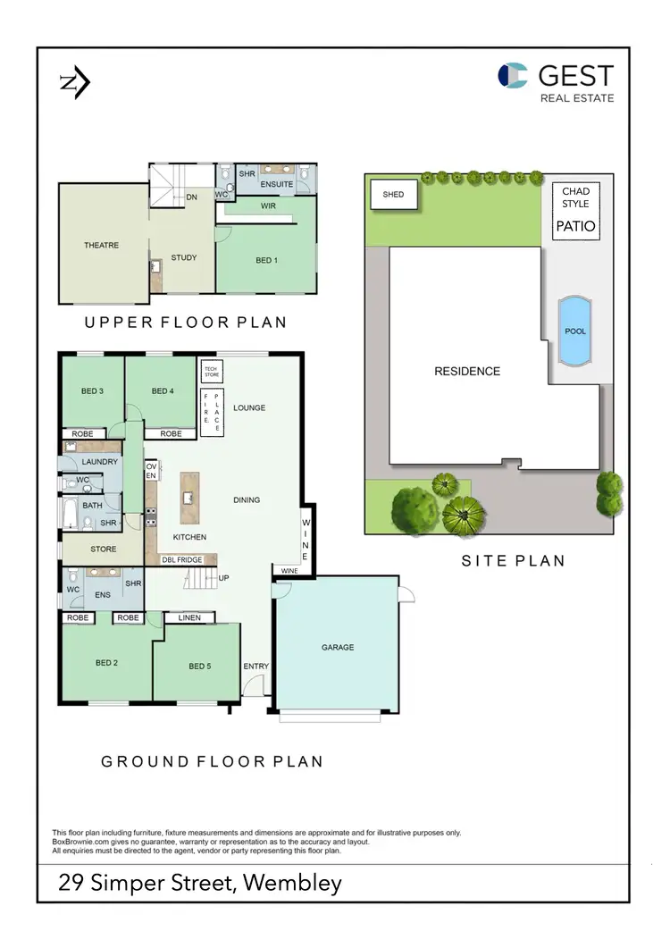 Floorplan of Homely house listing, 29 Simper Street, Wembley WA 6014