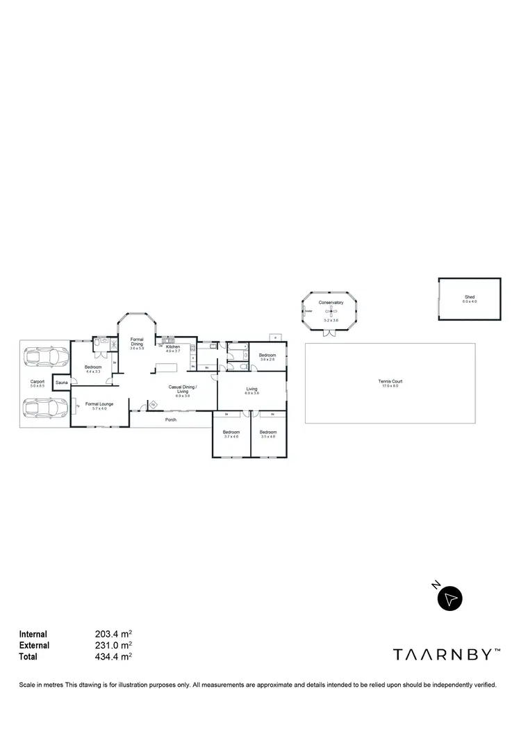Floorplan of Homely house listing, 1 Wonnaminta Drive, Crafers SA 5152