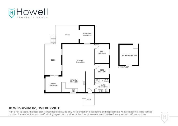 Floorplan of Homely house listing, 18 Wilburville Road, Wilburville TAS 7030