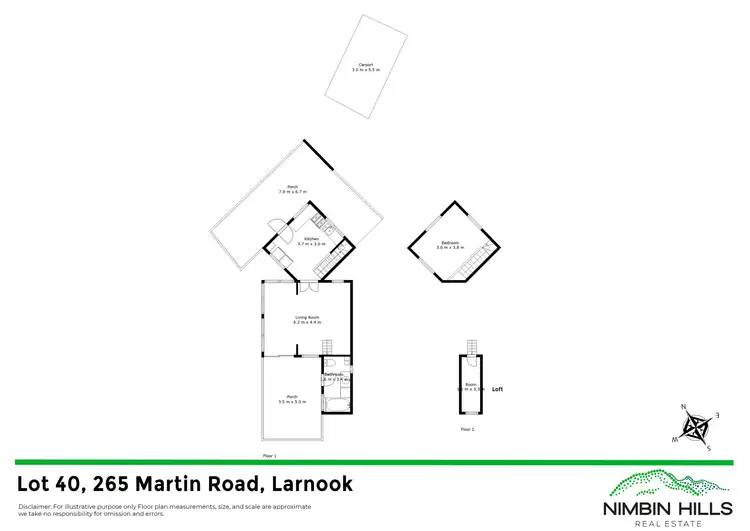Floorplan of Homely rural property listing, 40/265 Martin Road, Larnook NSW 2480