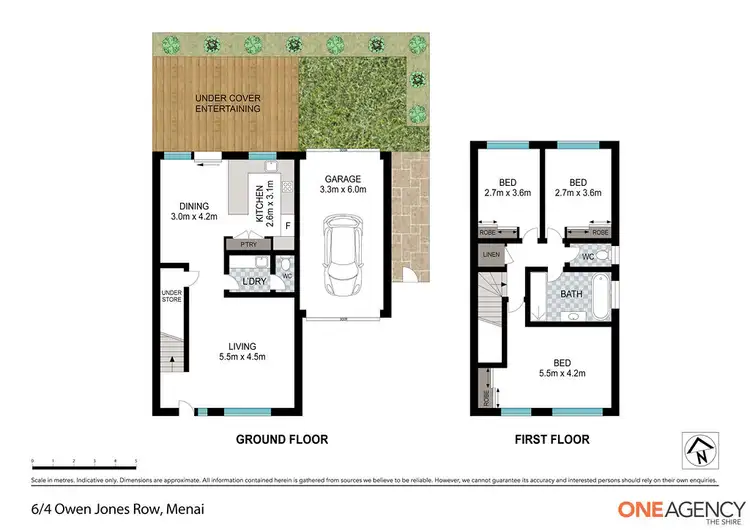 Floorplan of Homely townhouse listing, 6/4 Owen Jones Row, Menai NSW 2234