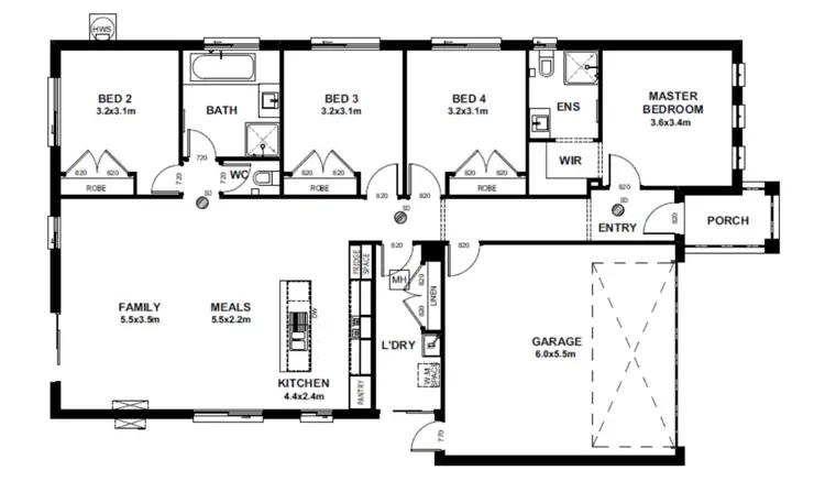 Floorplan of Homely house listing, Address available on request