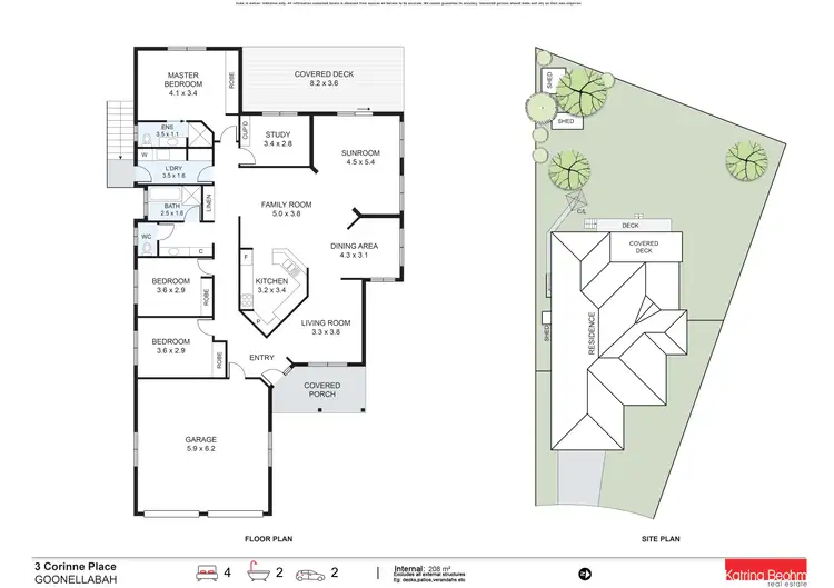 Floorplan of Homely house listing, 3 Corinne Place, Goonellabah NSW 2480