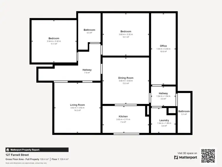 Floorplan of Homely house listing, 127 Farnell Street, Forbes NSW 2871