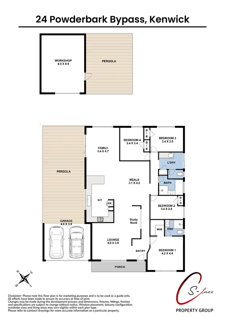 Floorplan of Homely house listing, 24 Powderbark Bypass, Kenwick WA 6107