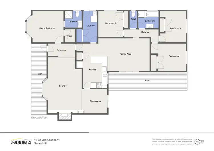Floorplan of Homely house listing, 12 Goyne Crescent, Swan Hill VIC 3585