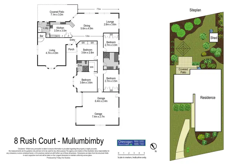Floorplan of Homely house listing, 8 Rush Court, Mullumbimby NSW 2482