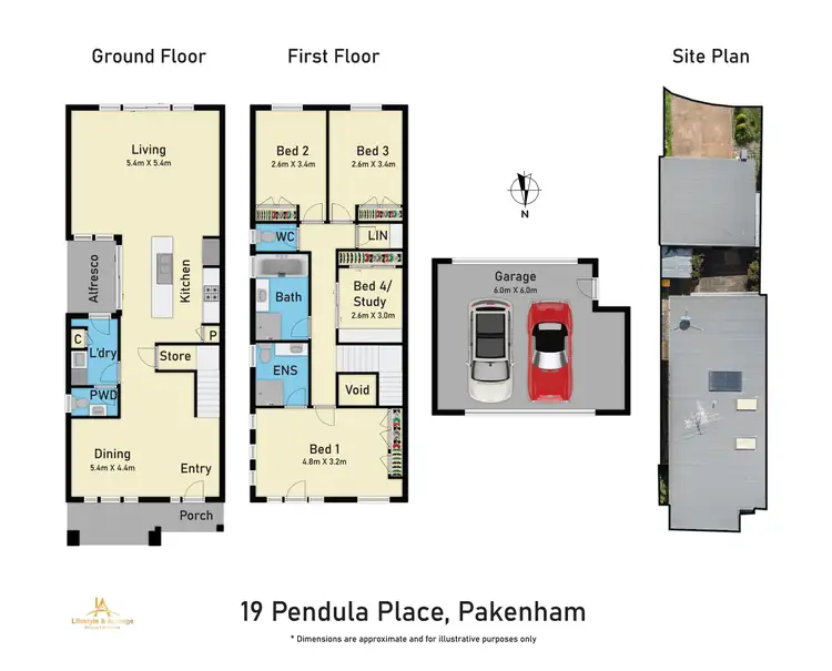 Floorplan of Homely townhouse listing, 19 Pendula Place, Pakenham VIC 3810