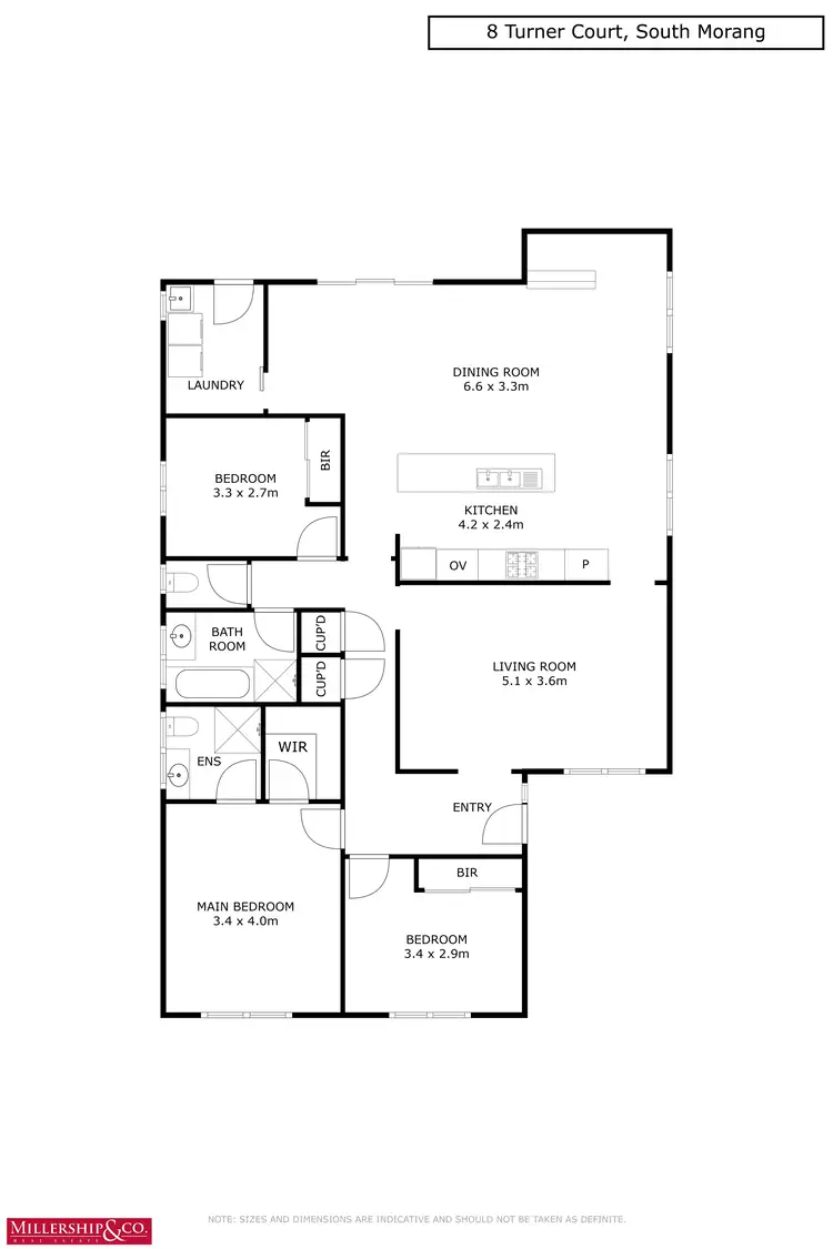Floorplan of Homely house listing, 8 Turner Court, South Morang VIC 3752