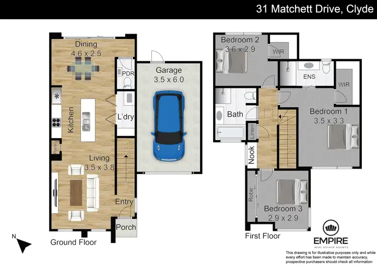 Floorplan of Homely house listing, 31 Matchett Drive, Clyde VIC 3978