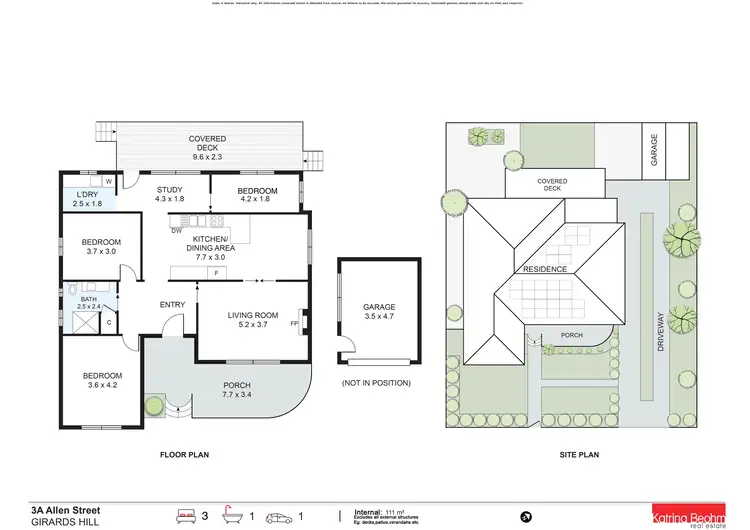 Floorplan of Homely house listing, 3A Allen Street, Girards Hill NSW 2480