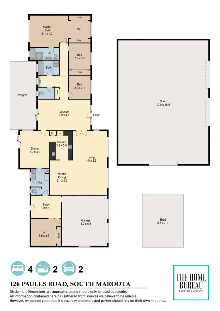 Floorplan of Homely rural property listing, 126 Paulls Road, South Maroota NSW 2756
