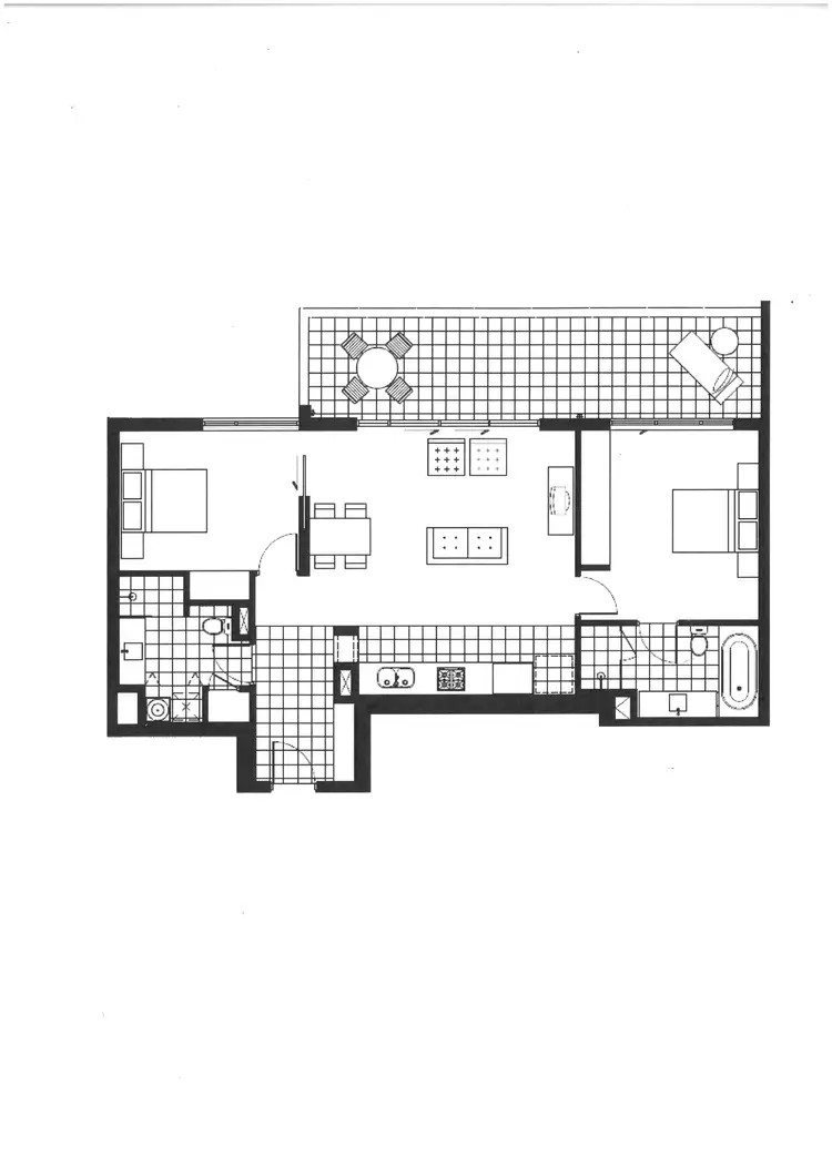 Floorplan of Homely apartment listing, 805/19 THE CIRCUS, Burswood WA 6100