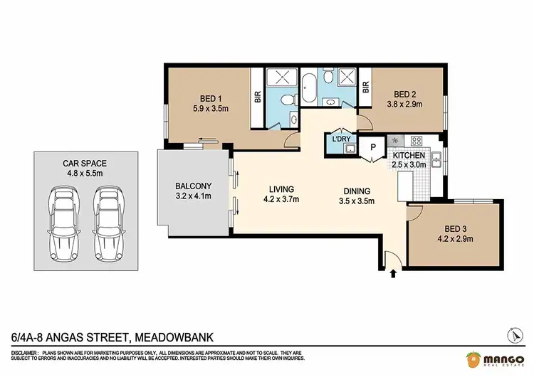 Floorplan of Homely apartment listing, 6/4-8 Angas Street, Meadowbank NSW 2114