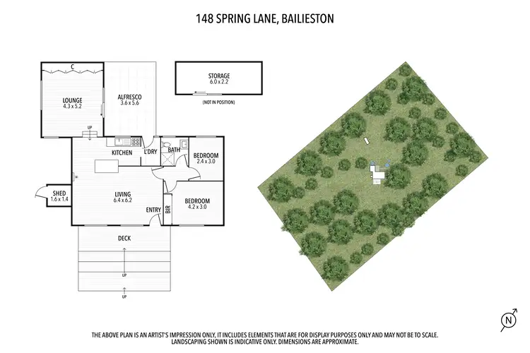Floorplan of Homely rural property listing, 148 Spring Lane, Bailieston VIC 3608
