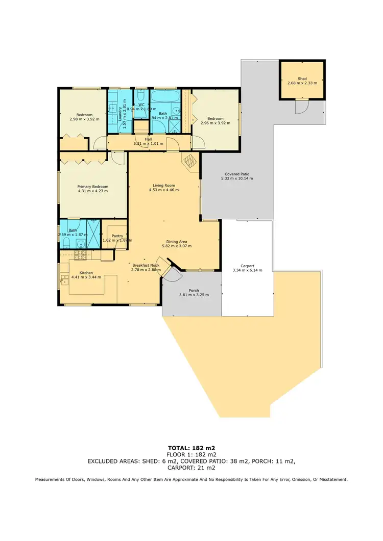 Floorplan of Homely house listing, 19A Chapman Drive, Somerville WA 6430