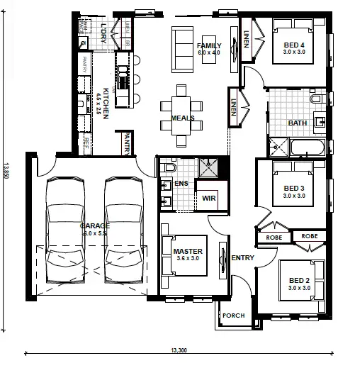 Floorplan of Homely house listing, Lot 11522 Hammond Street, Armstrong Creek VIC 3217