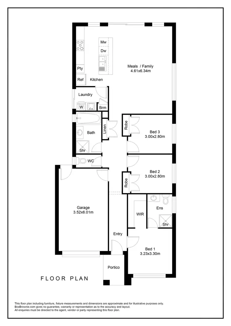 Floorplan of Homely house listing, 1/7 McLaren Street, Warrnambool VIC 3280