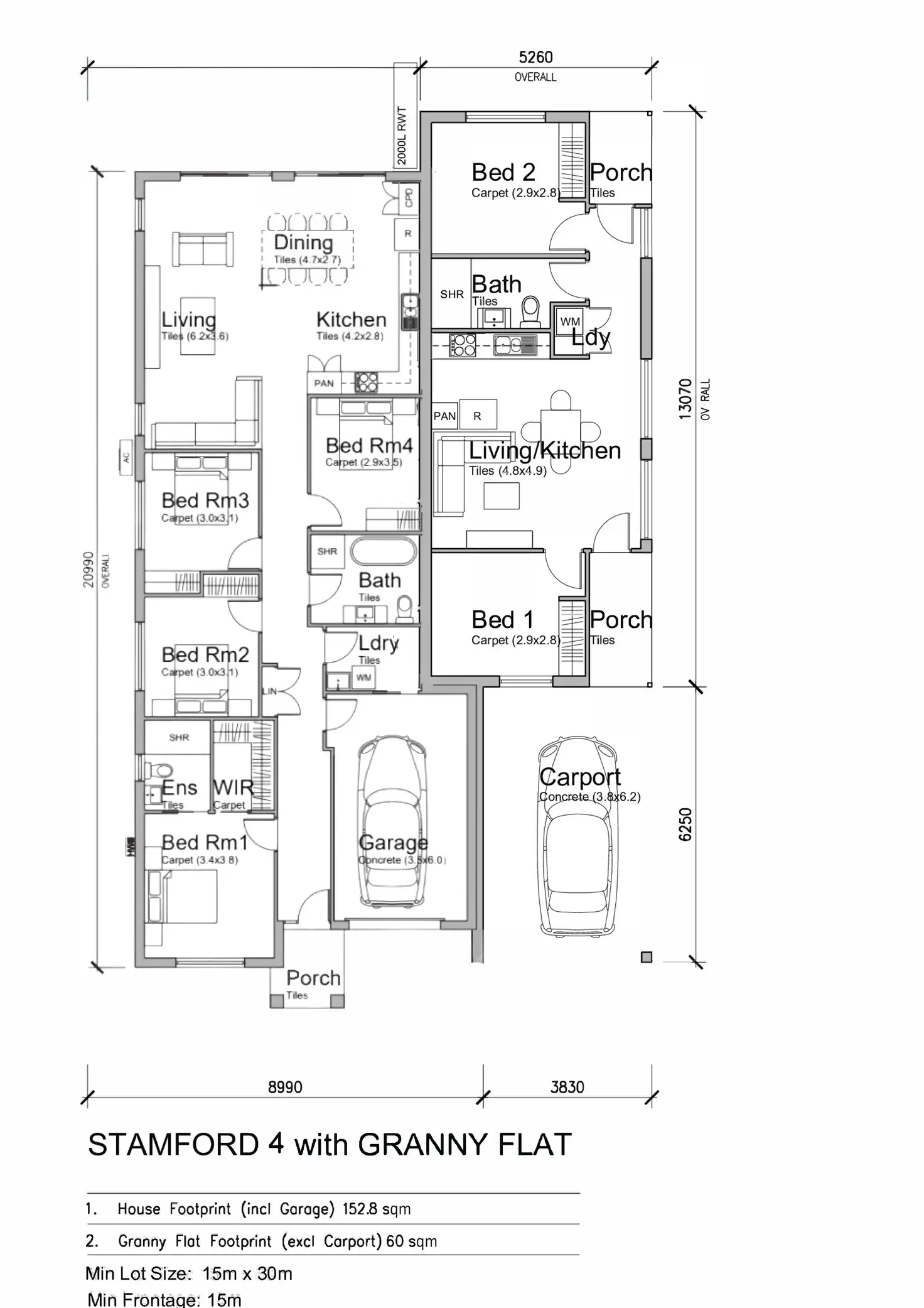 Floorplan of Homely house listing, Lot 30/78 River Road, Tahmoor NSW 2573