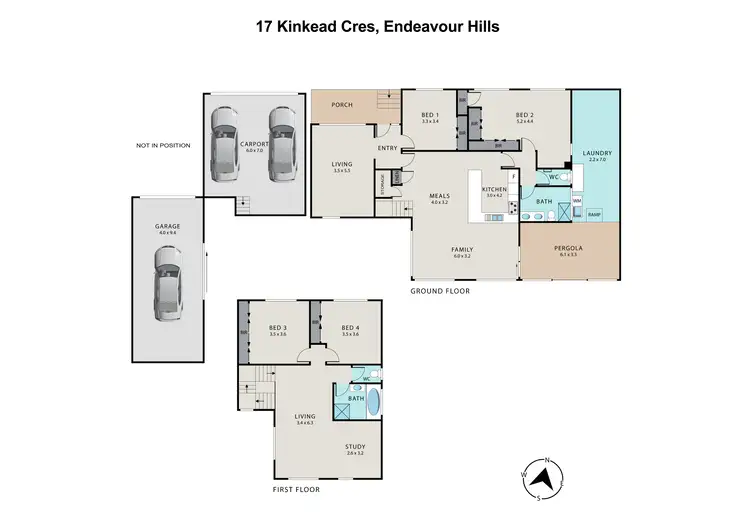Floorplan of Homely house listing, 17 Kinkead Crescent, Endeavour Hills VIC 3802