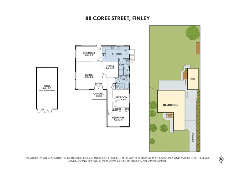 Floorplan of Homely house listing, 88 Coree St, Finley NSW 2713