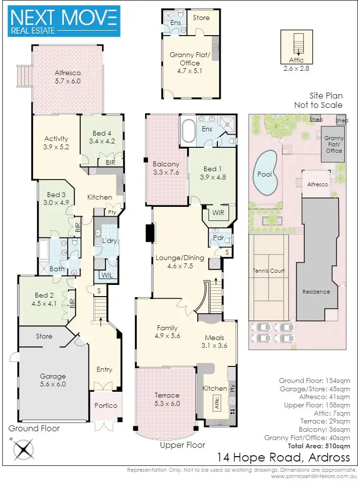 Floorplan of Homely house listing, 14 Hope Road, Ardross WA 6153
