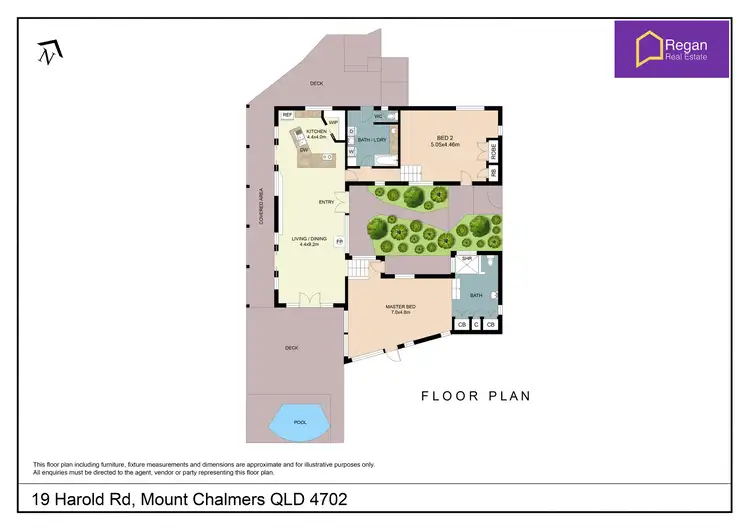 Floorplan of Homely house listing, 19 Harold Road, Mount Chalmers QLD 4702
