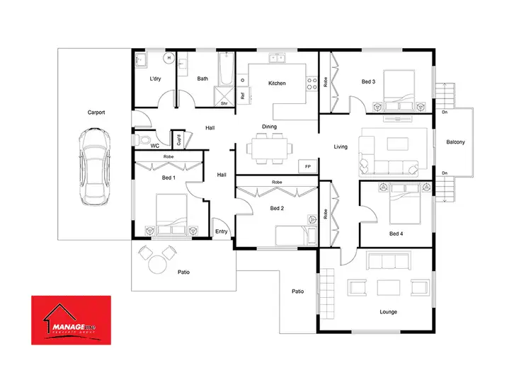 Floorplan of Homely house listing, 14 LEAKE STREET, Bowning NSW 2582