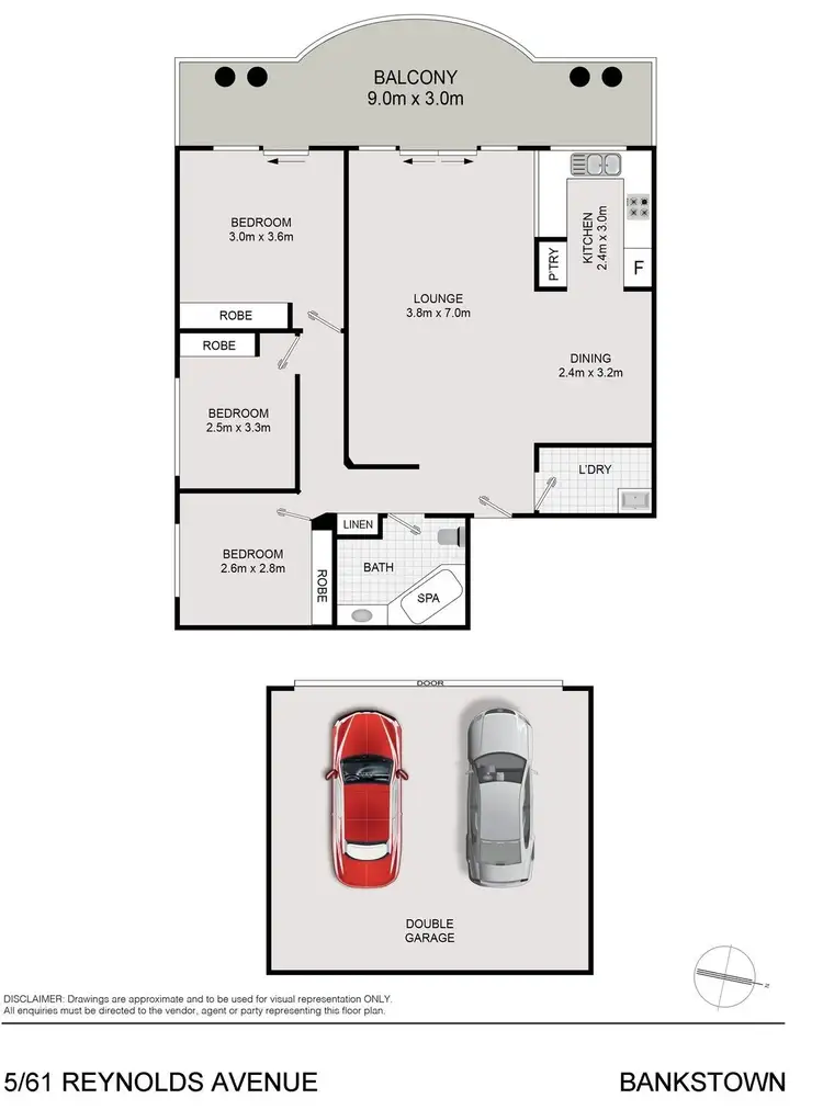 Floorplan of Homely unit listing, 5/61 Reynolds Avenue, Bankstown NSW 2200