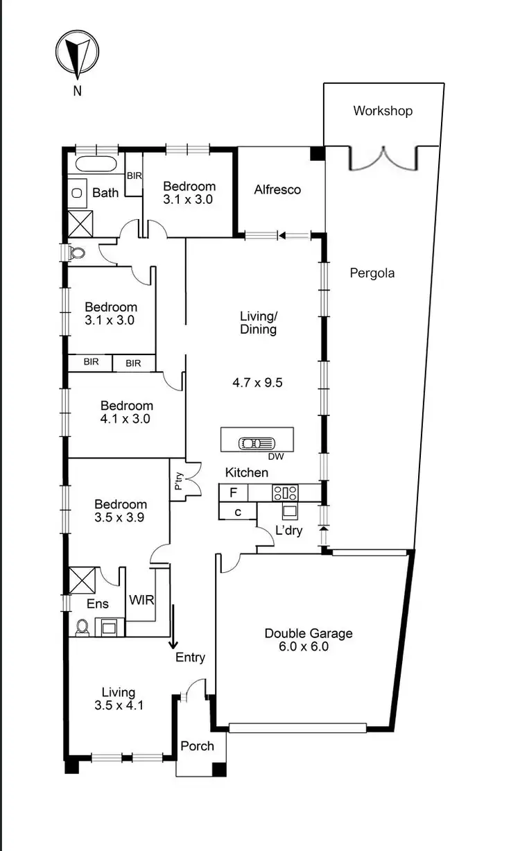 Floorplan of Homely house listing, 49 Renaissance Boulevard, Mernda VIC 3754