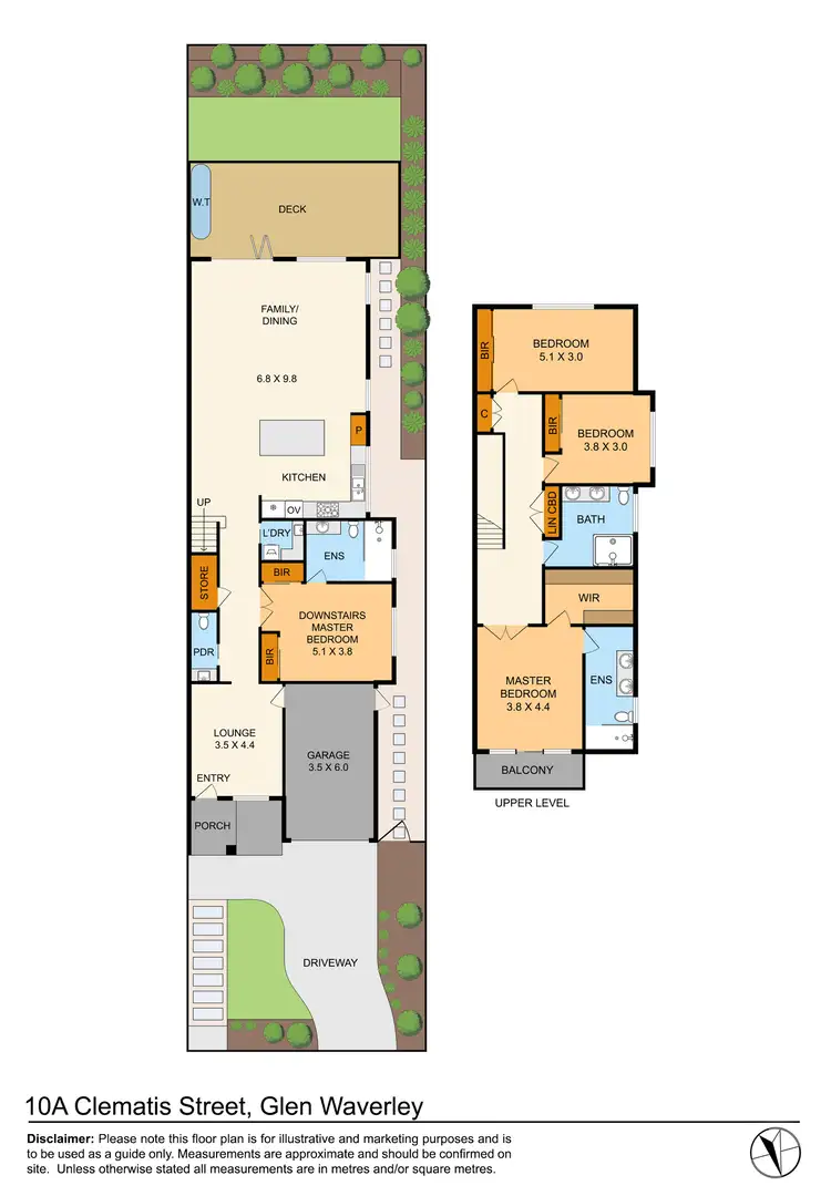 Floorplan of Homely house listing, 10A Clematis Street, Glen Waverley VIC 3150