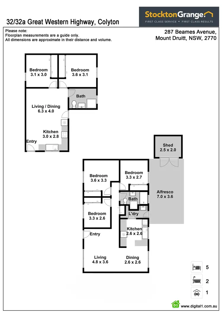 Floorplan of Homely house listing, 32/32a Great Western Highway, Colyton NSW 2760