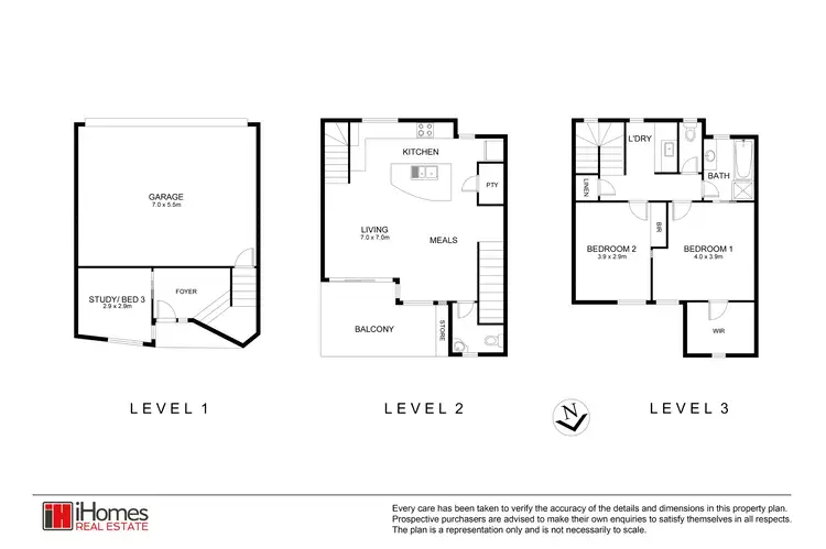 Floorplan of Homely townhouse listing, 9/285-289 Bell Street, Preston VIC 3072