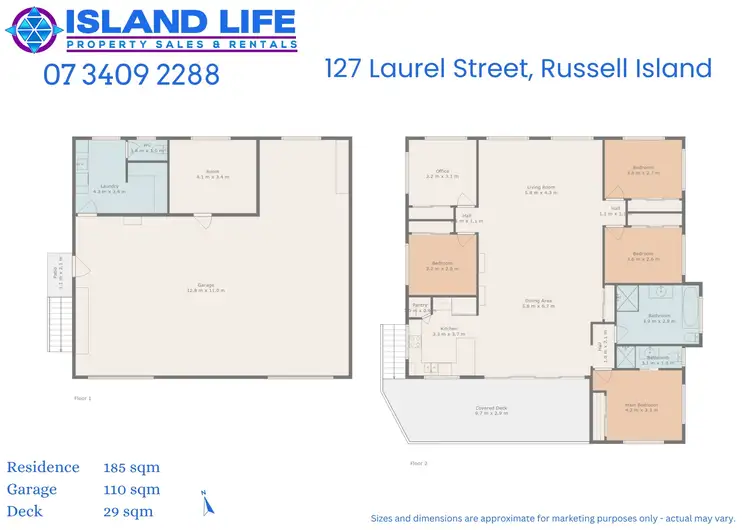 Floorplan of Homely house listing, 127 Laurel Street, Russell Island QLD 4184