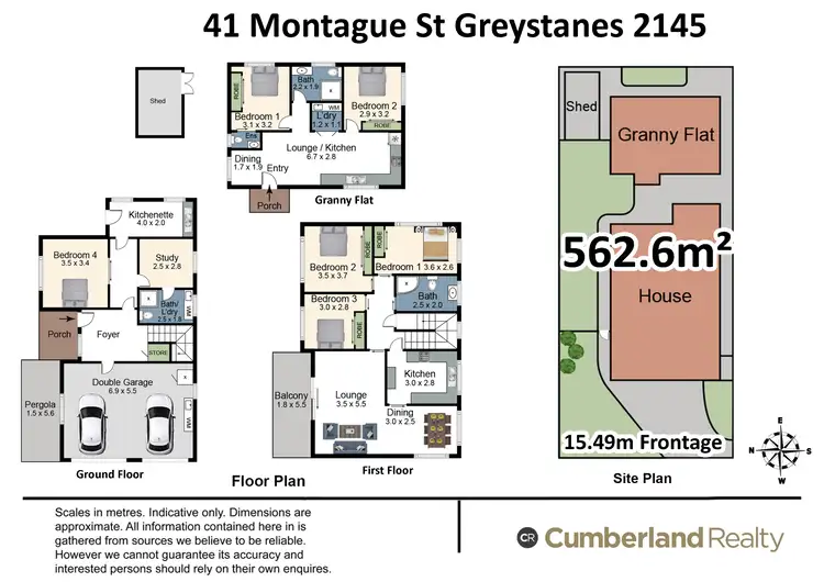 Floorplan of Homely house listing, 41 Montague Street, Greystanes NSW 2145