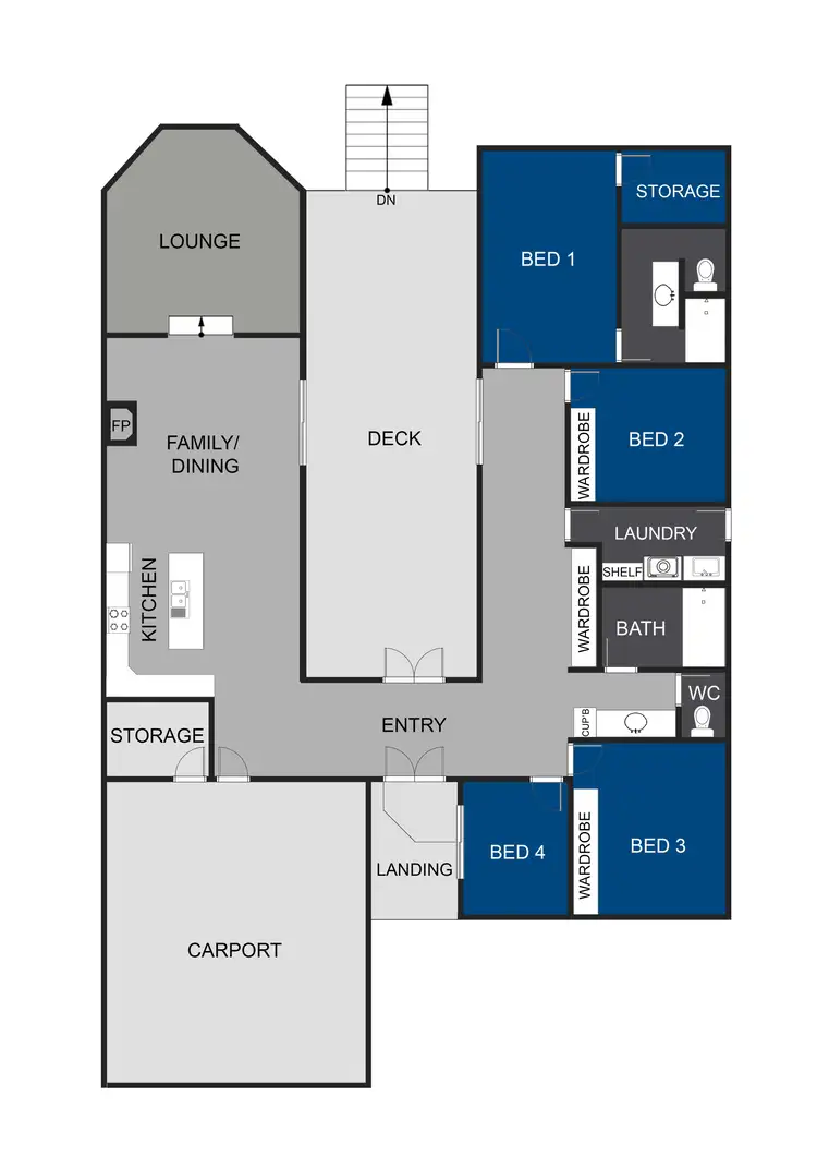 Floorplan of Homely house listing, 24 Crouch Avenue, Atherton QLD 4883