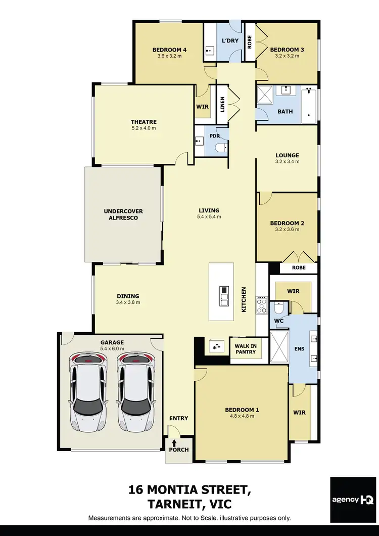 Floorplan of Homely house listing, 16 Montia Street, Tarneit VIC 3029