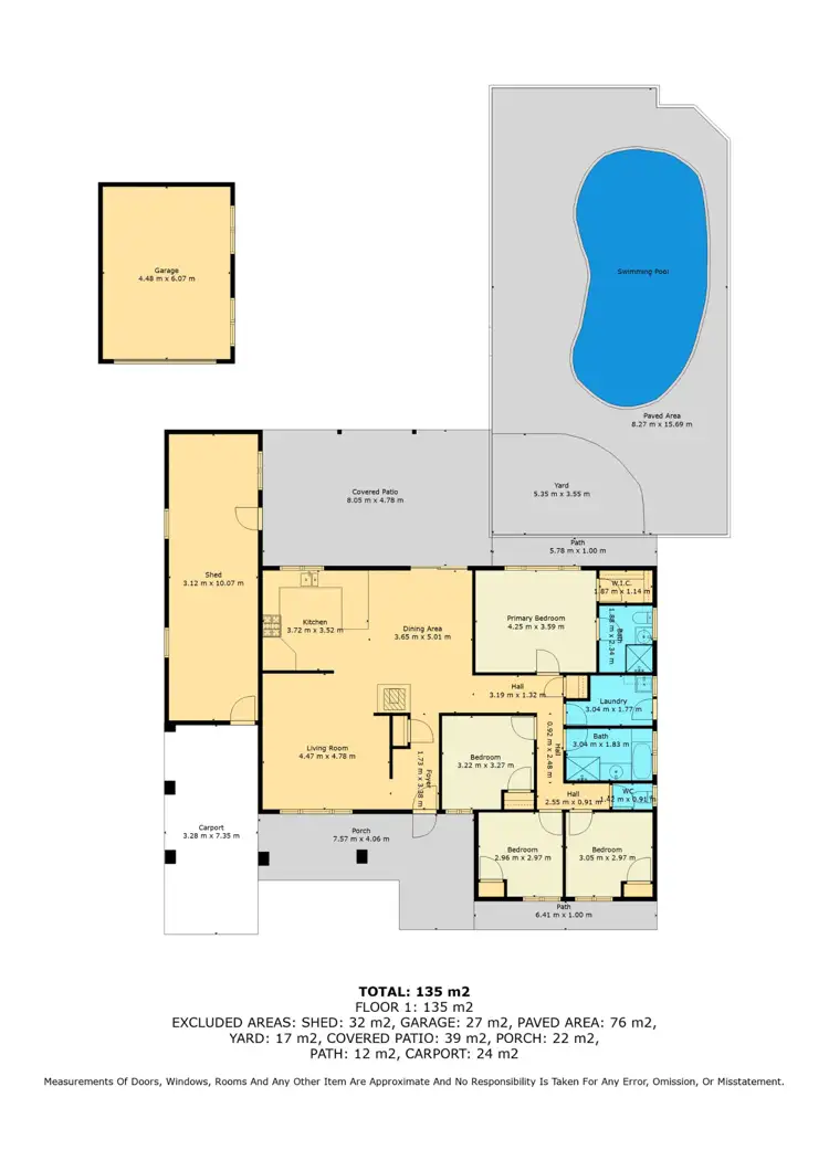 Floorplan of Homely house listing, 39 Cavalier Crescent, Boulder WA 6432