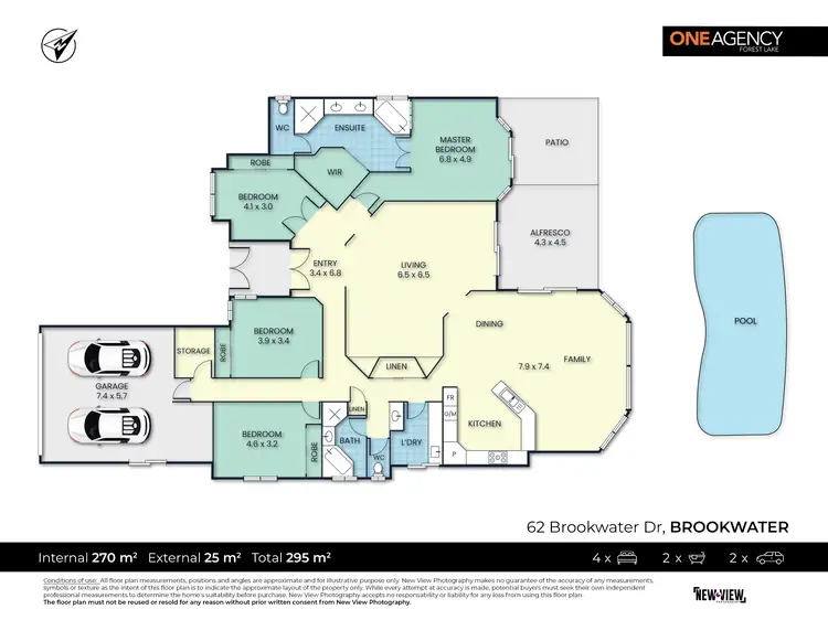 Floorplan of Homely house listing, 62 Brookwater Drive, Brookwater QLD 4300