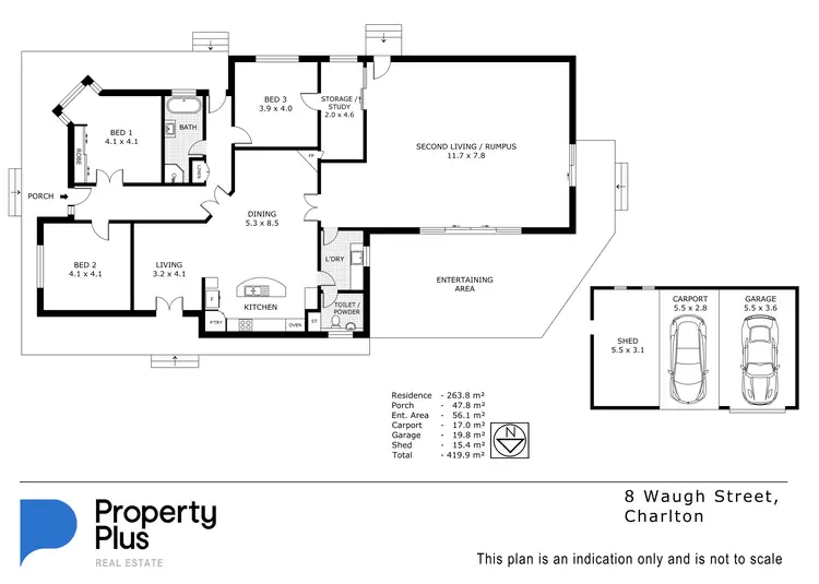 Floorplan of Homely house listing, 8 Waugh Street, Charlton VIC 3525
